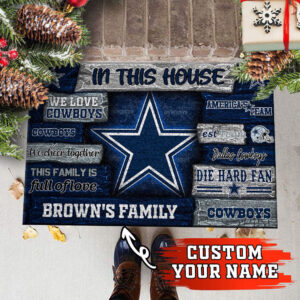 Dallas Cowboys NFL, Custom Doormat For Couples This Year 3