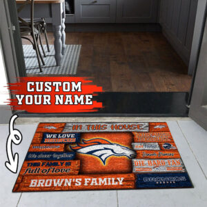 Denver Broncos NFL, Custom Doormat For Couples This Year 3