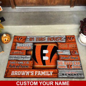 Cincinnati Bengals NFL, Custom Doormat For Couples This Year