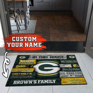 Green Bay Packers NFL, Custom Doormat For Couples This Year 3