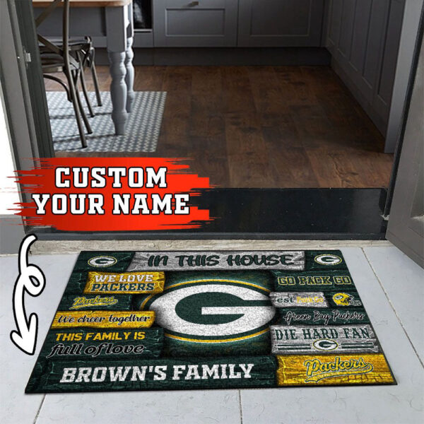 Green Bay Packers NFL, Custom Doormat For Couples This Year