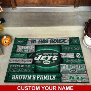New York Jets NFL, Custom Doormat For Couples This Year
