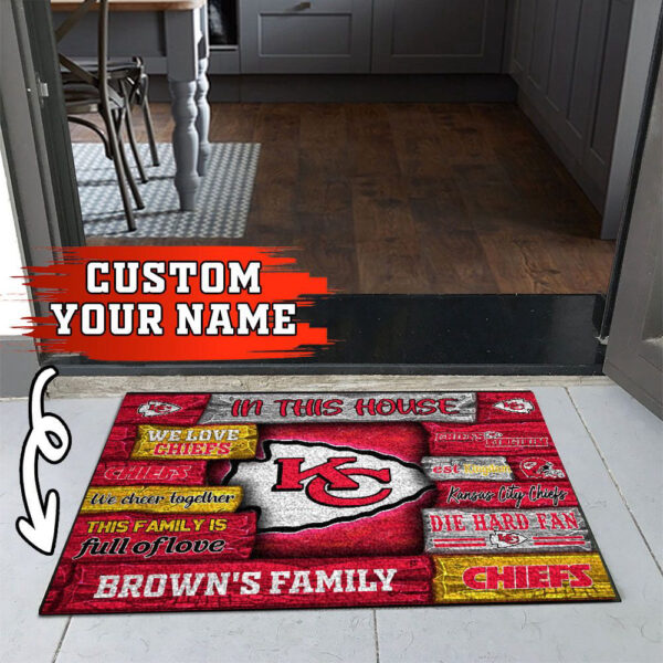 Kansas City Chiefs NFL, Custom Doormat For Couples This Year