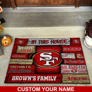 San Francisco 49ers NFL, Custom Doormat For Couples This Year