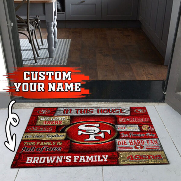 San Francisco 49ers NFL, Custom Doormat For Couples This Year