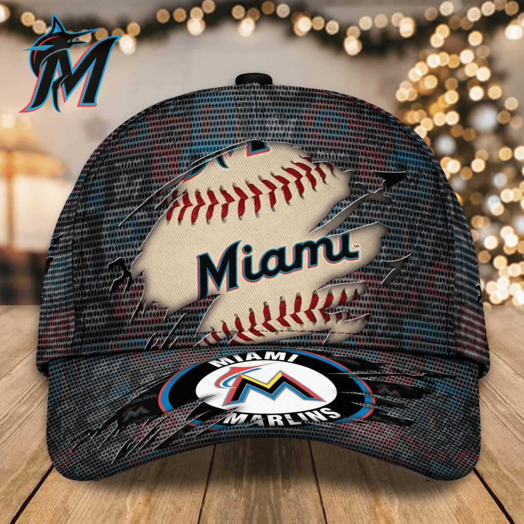 Miami Marlins MLB Classic CAP Hats For Fans Miami Marlins MLB Classic CAP Hats For Fans