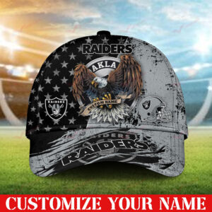 Las Vegas Raiders NFL 3D Personalized Classic Cap DTCA280217