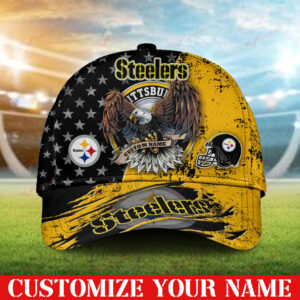 Pittsburgh Steelers NFL 3D Personalized Classic Cap DTCA280227