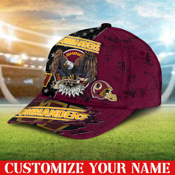 Washington Commanders NFL 3D Personalized Classic Cap DTCA280232