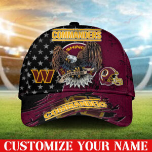 Washington Commanders NFL 3D Personalized Classic Cap DTCA280232