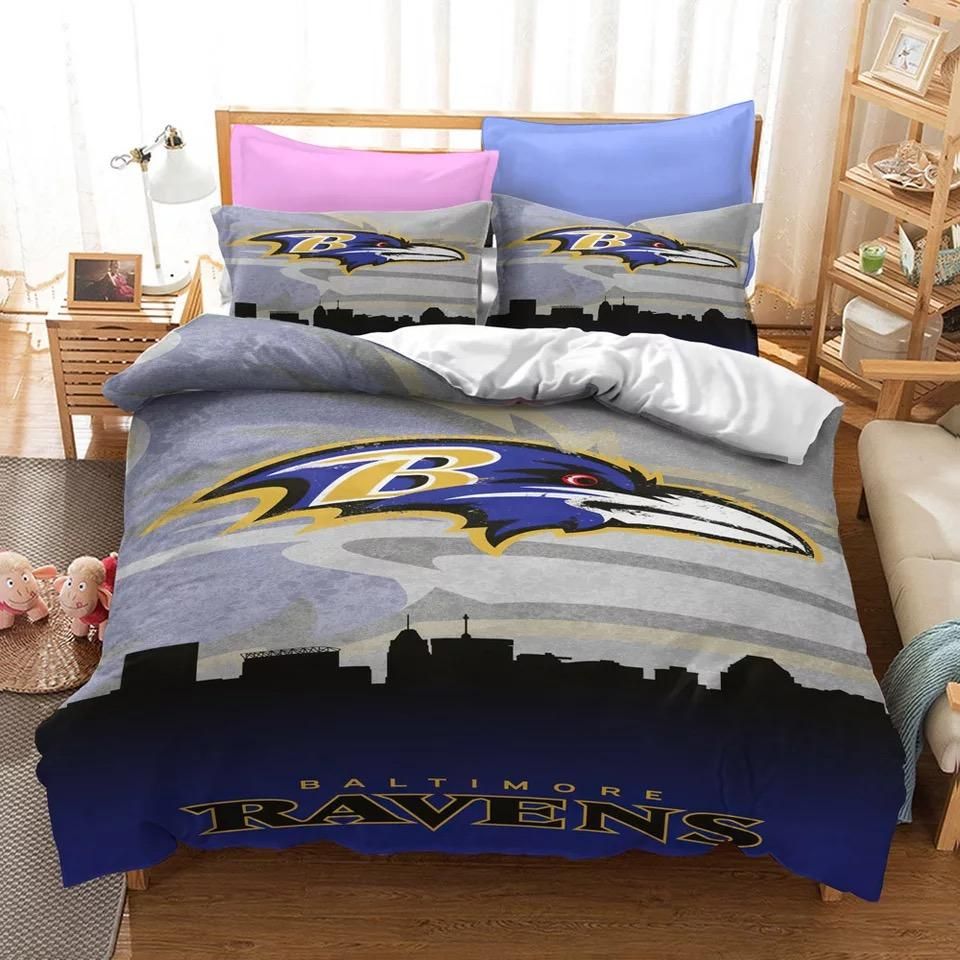 Baltimore Ravens Nfl 18 Duvet Cover Quilt Cover Pillowcase Bedding Baltimore Ravens Nfl 18 Duvet Cover Quilt Cover Pillowcase Bedding