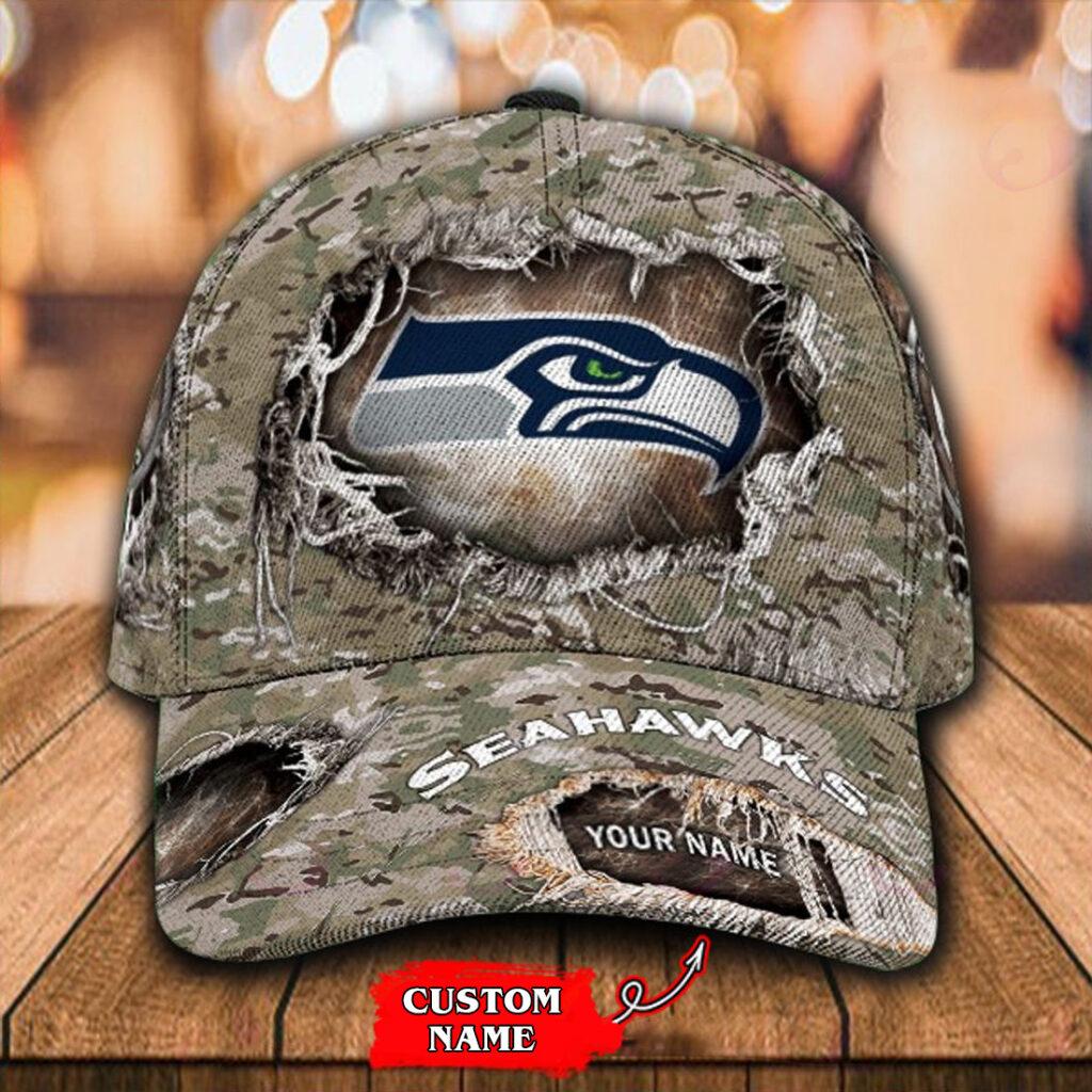 Seattle Seahawks-Personalized NFL Classic Cap Seattle Seahawks-Personalized NFL Classic Cap