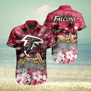 Atlanta Falcons NFL Practical Beach Gift Hawaiian Shirt 3