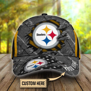NFL Pittsburgh Steelers Customized Name Classic Cap Gift for Fans