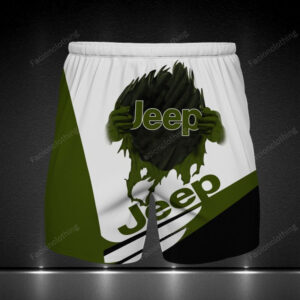 Jeep Personalized Fashion Men Hawaiian Shorts Pant