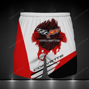Chevrolet Corvette Personalized Fashion Men Hawaiian Shorts Pant