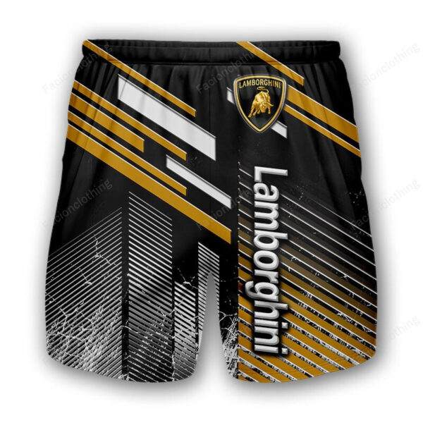 Lamborghini Personalized Fashion Men Hawaiian Shorts Pant