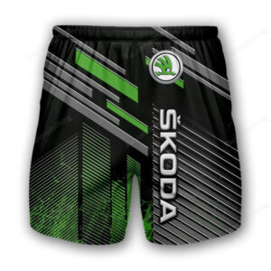 Škoda Auto Personalized Fashion Men Hawaiian Shorts Pant