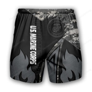 United States Marine Corps Personalized Fashion Men Hawaiian Shorts Pant