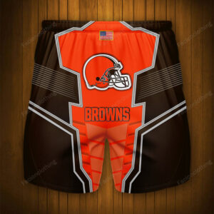 Cleveland Browns Personalized Fashion Men Hawaiian Shorts Pant