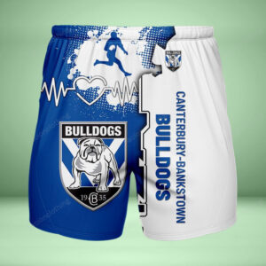 Canterbury Bankstown Bulldogs Personalized Fashion Men Hawaiian Shorts Pant