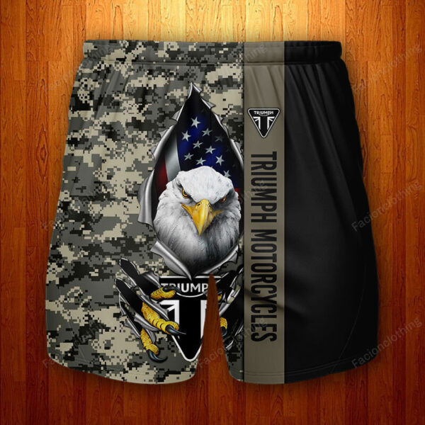 Triumph Motorcycles Personalized Fashion Men Hawaiian Shorts Pant