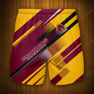 Brisbane Broncos Personalized Fashion Men Hawaiian Shorts Pant