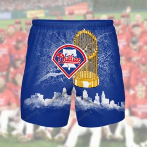 Philadelphia Phillies MLB Personalized Men Hawaiian Shorts Pant For Fan