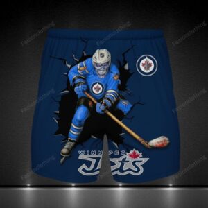 Winnipeg Jets Personalized Fashion Men Hawaiian Shorts Pant