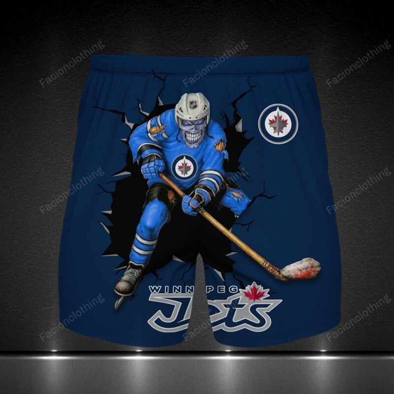Winnipeg Jets Personalized Fashion Men Hawaiian Shorts Pant Winnipeg Jets Personalized Fashion Men Hawaiian Shorts Pant