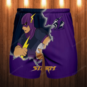 Melbourne Storm Personalized Fashion Men Hawaiian Shorts Pant