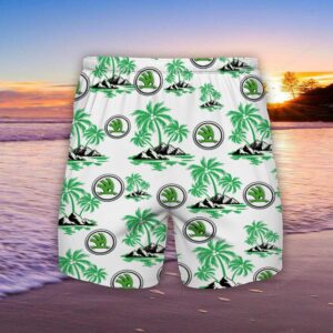 ?koda Personalized Fashion Hawaiian Shirt and Men Hawaiian Shorts Pant