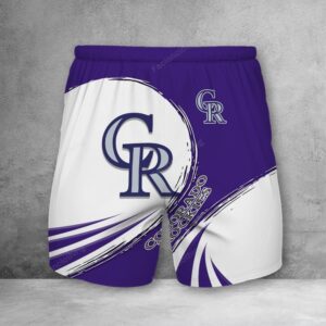 Colorado Rockies Personalized Fashion Men Hawaiian Shorts Pant
