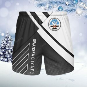 Swansea City EFL Personalized Men Hawaiian Shorts Pant For Fan