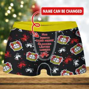 Bundesliga Personalized Christmas Boxers For Lover, Boyfriend, Husband