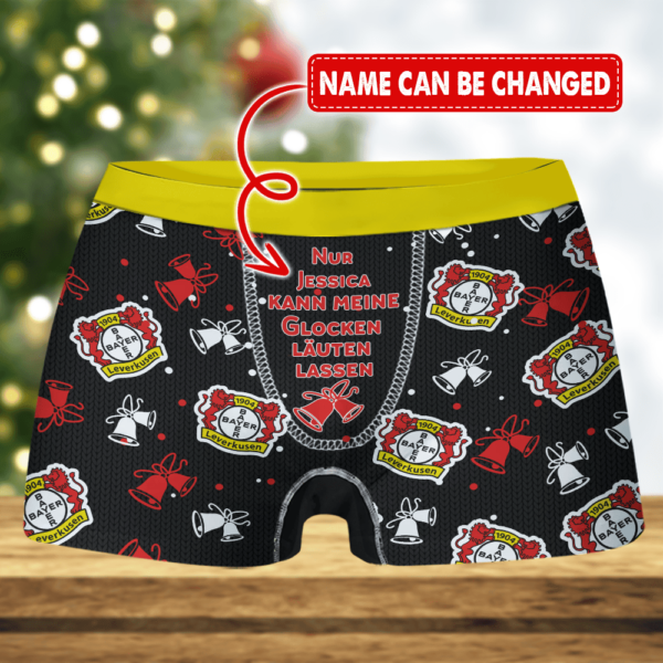 Bundesliga Personalized Christmas Boxers For Lover, Boyfriend, Husband