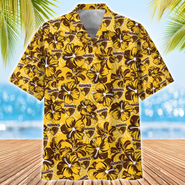 Hawks AFL Hawaiian shirt and Men Hawaiian Shorts Pants