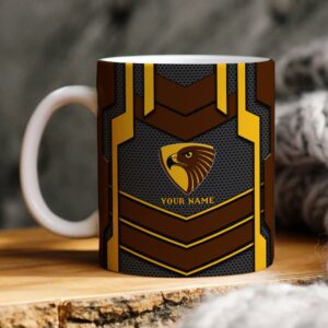 AFL Hawthorn Personalized Ceramic Mug All Teams