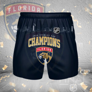 Florida Panthers NHL Personalized Men Hawaiian Shorts Pant For Fan