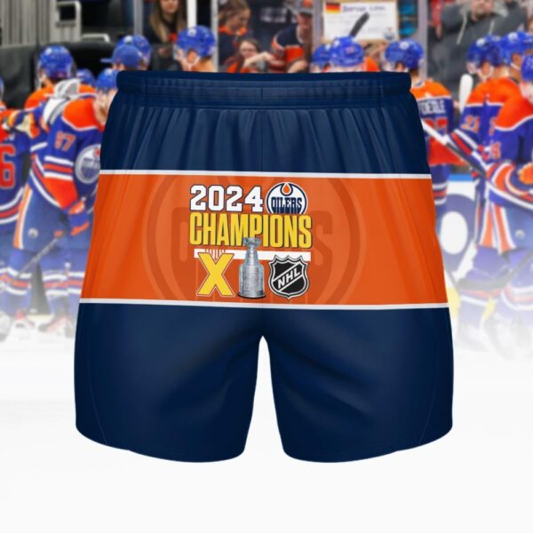 Edmonton Oilers NHL Personalized Men Hawaiian Shorts Pant For Fan