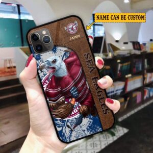 Personalized Manly-Warringah Sea Eagles Phone Case For All NRL Teams