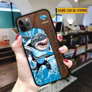 Personalized Cronulla-Sutherland Sharks Phone Case For All NRL Teams