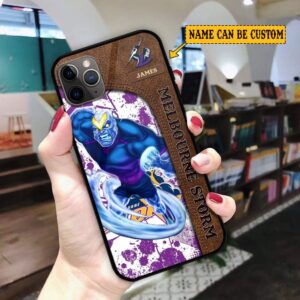 Personalized Melbourne Storm Phone Case For All NRL Teams