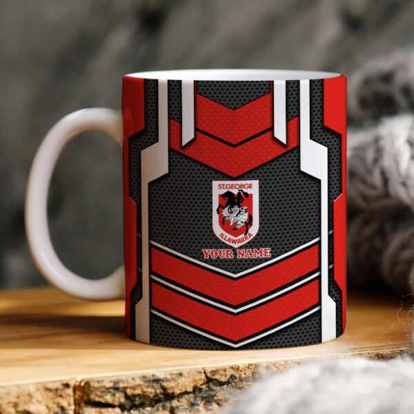 NRL Dragons Personalized Ceramic Mug All Teams