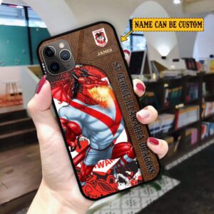 Personalized St. George Illawarra Dragons Phone Case For All NRL Teams