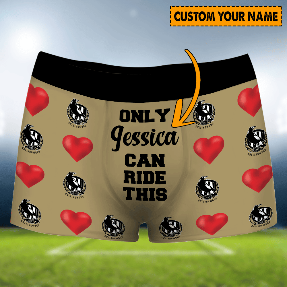 Personalized Collingwood AFL Men Boxers Valentine Gift For Lover Boyfriend Husband Personalized Collingwood AFL Men Boxers Valentine Gift For Lover Boyfriend Husband