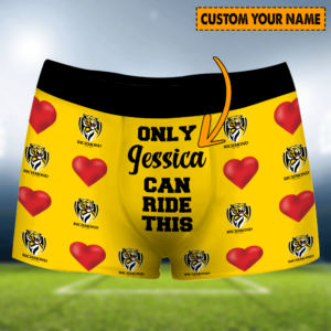 Personalized Richmond AFL Men Boxers Valentine Gift For Lover Boyfriend Husband