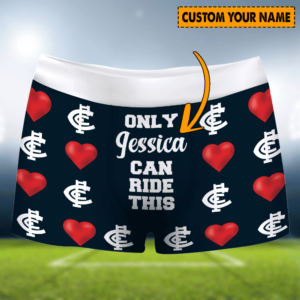Personalized Carlton AFL Men Boxers Valentine Gift For Lover Boyfriend Husband