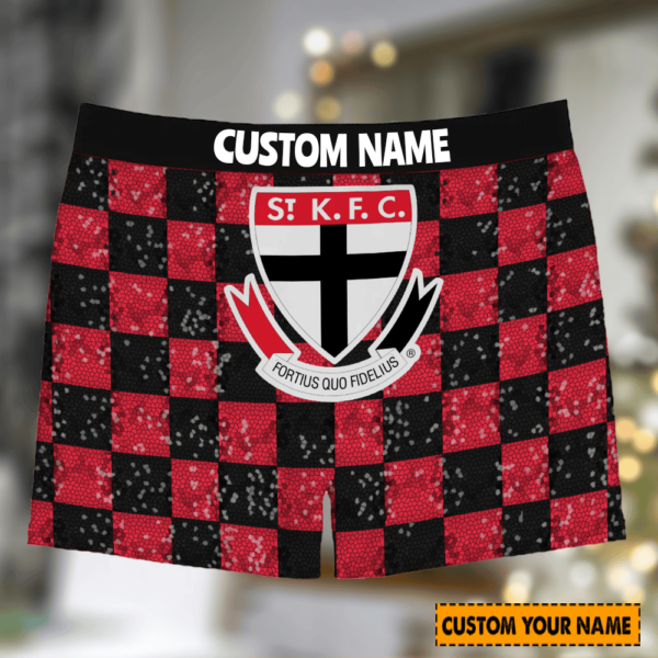 Personalized St Kilda AFL Men Boxers For Fan