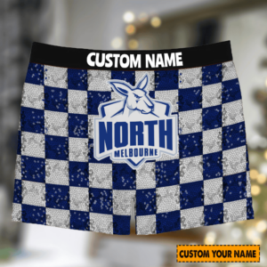 Personalized North Melbourne AFL Men Boxers For Fan